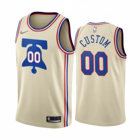 Maillot Basket Homme Philadelphia 76ers Personnalisé 2020-21 Earned Edition Swingman